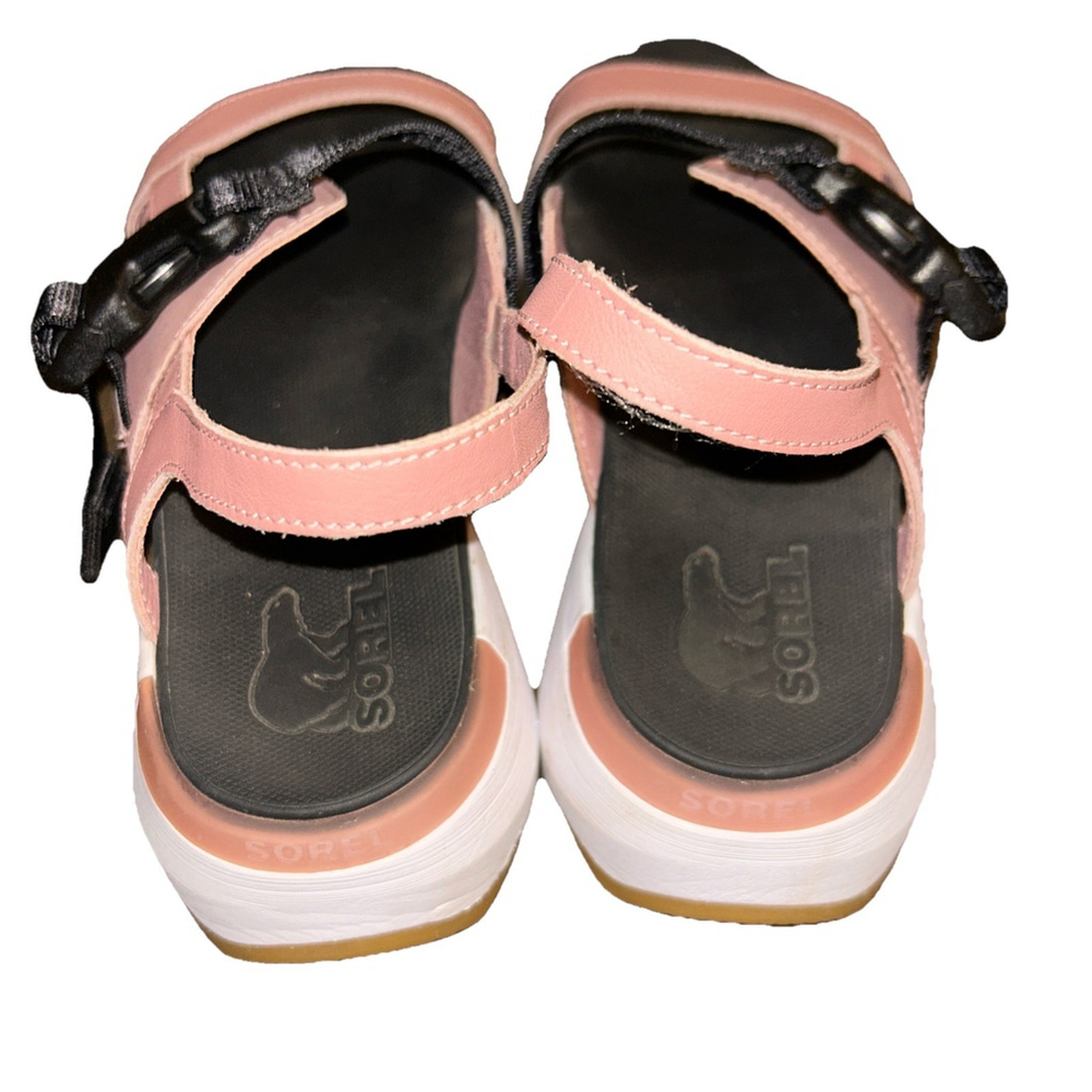 Sorel Womens Kinetic Impact Sling B/W Slingback Sandals 6.5 Medium Buckle Strap - Picture 6 of 7